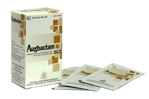 Augbactam 281,25mg Mekophar (H/12gói)