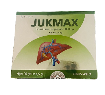 Jukmax  L-ornithine L-aspartate 3000mg Nam Hà (H/20gói)
