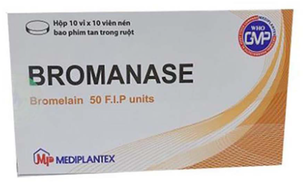 Bromanase bromelain 50 F.I.P units Mediplantex (H/100v)