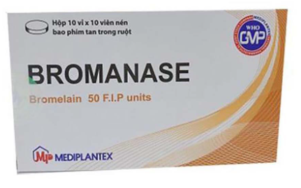 Bromanase bromelain 50 F.I.P units Mediplantex (H/30v)