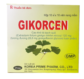 Gikorcen 120mg Hàn Quốc (H/100v)