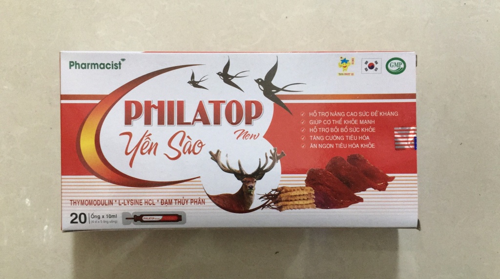 Philatop new yến sào Mediphar  (H/20o/10ml)