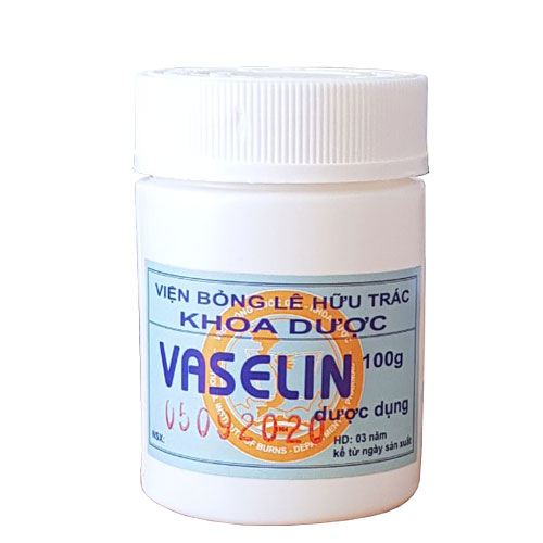 Vaselin 100g Viện Bỏng Lê Hữu Trác (Lọ/100g)