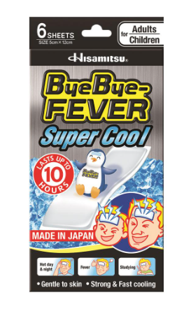 Miếng dán hạ sốt Bye Bye Fever super cool (H/6miếng)