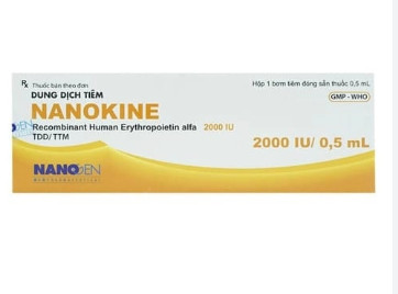 Nanokine Erythropoietin 2000 IU/0.5ml (Bút/0.5ml)