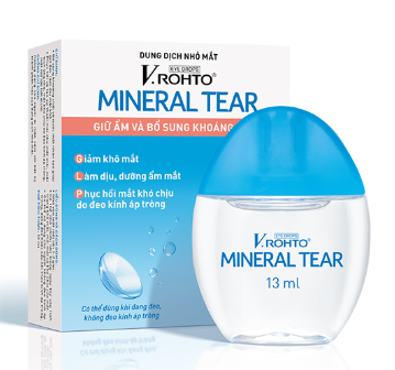 Mineral tear giữ ẩm và bổ sung khoáng chất Vrohto (Lọ/13ml)