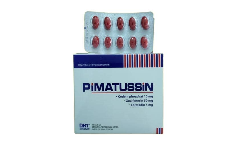 Pimatussin Viên Nang Mềm Hà Tây (H/100v) Date 10/2026