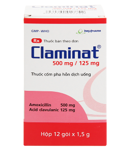 Claminat 500mg/125mg Imexpharm (H/12 gói) Date 12/2025