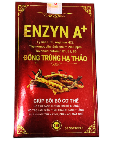 Enzyn A+ đông trùng hạ thảo Tradiphar (H/30v) 