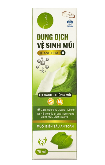 Dung dịch vệ sinh mũi xịt mũi muối biển sâu Thanh Hoa (Lọ/70ml) date 06/2025