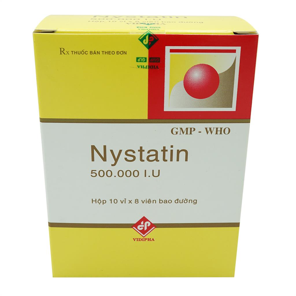 Nystatin 500.000 IU Vidipha (H/80v) hộp to