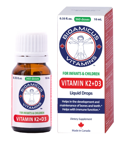 Vitamin Bioamicus K2 + D3 Canada (Lọ/10ml) 