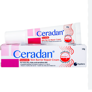 Kem dưỡng ẩm Ceradan Skin barrier Hyphens (Tuýp/10g) Date 10/2025