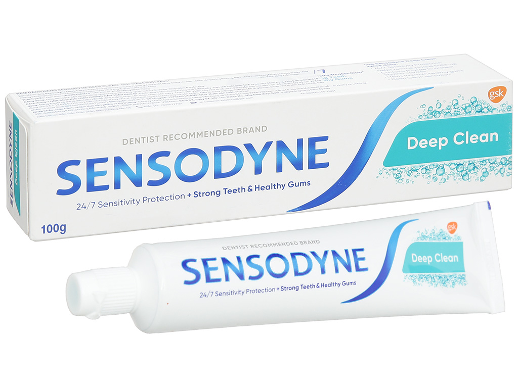 Sensodyne Deep Clean kem đánh răng GSK (Tuýp/100g)