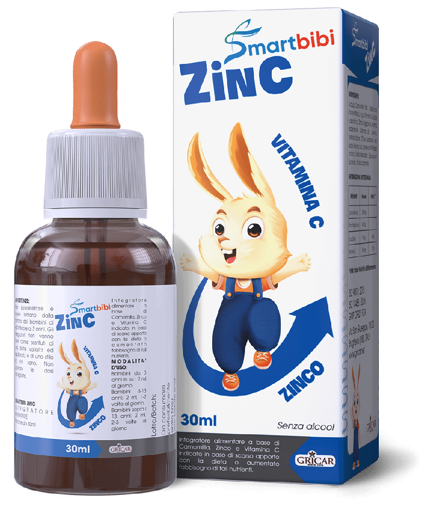 Smartbibi Zinc Thỏ Xanh Gricar Ý (Lọ/30ml)