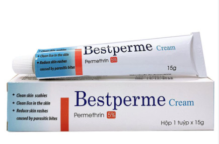 Bestperme Cream  Permethrin 5% Quang Xanh (Tuýp/15g)