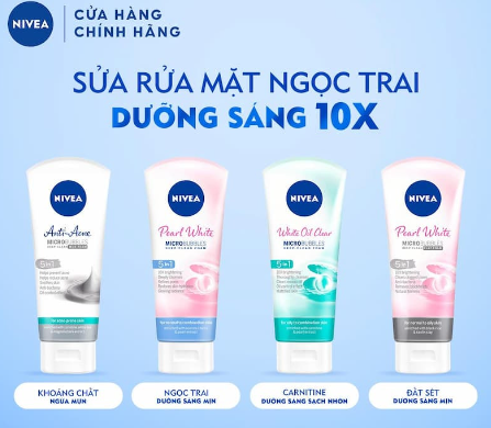 Sữa rửa mặt Nivea nữ (Tuýp/100g)