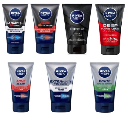 Sữa rửa mặt Nivea men Thái Lan (Tuýp/100g)