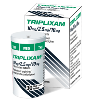 Triplixam 10mg/2.5mg/10mg Servier Pháp (Lọ/30v) Date 09/2025