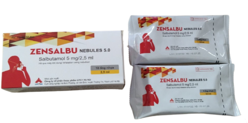 Zensalbu salbutamol 5mg/2.5ml CPC1 Hà Nội (H/10o/2.5ml) ( Ventolin nội )