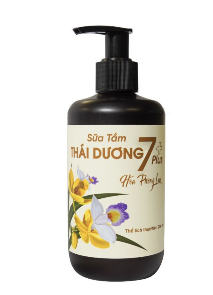 Sữa tắm thái dương 7 Plus Hoa Phong Lan (Chai/250ml)