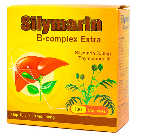 Silymarin B Complex Extra Mediusa (H/100v) (Vàng)