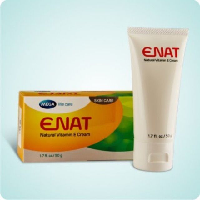 Enat Natural Vitamin E Cream kem dưỡng da Mega Thái Lan (Tuýp/30g) 