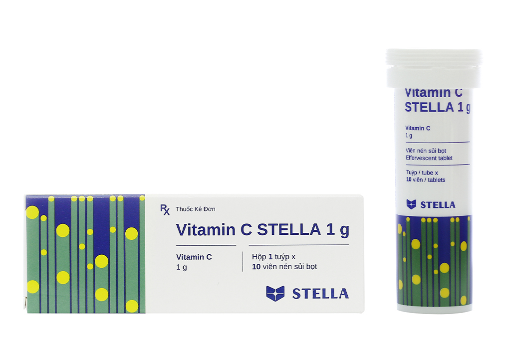 Vitamin C 1g Stella (H/1tuýp/10v) Date 02/2026