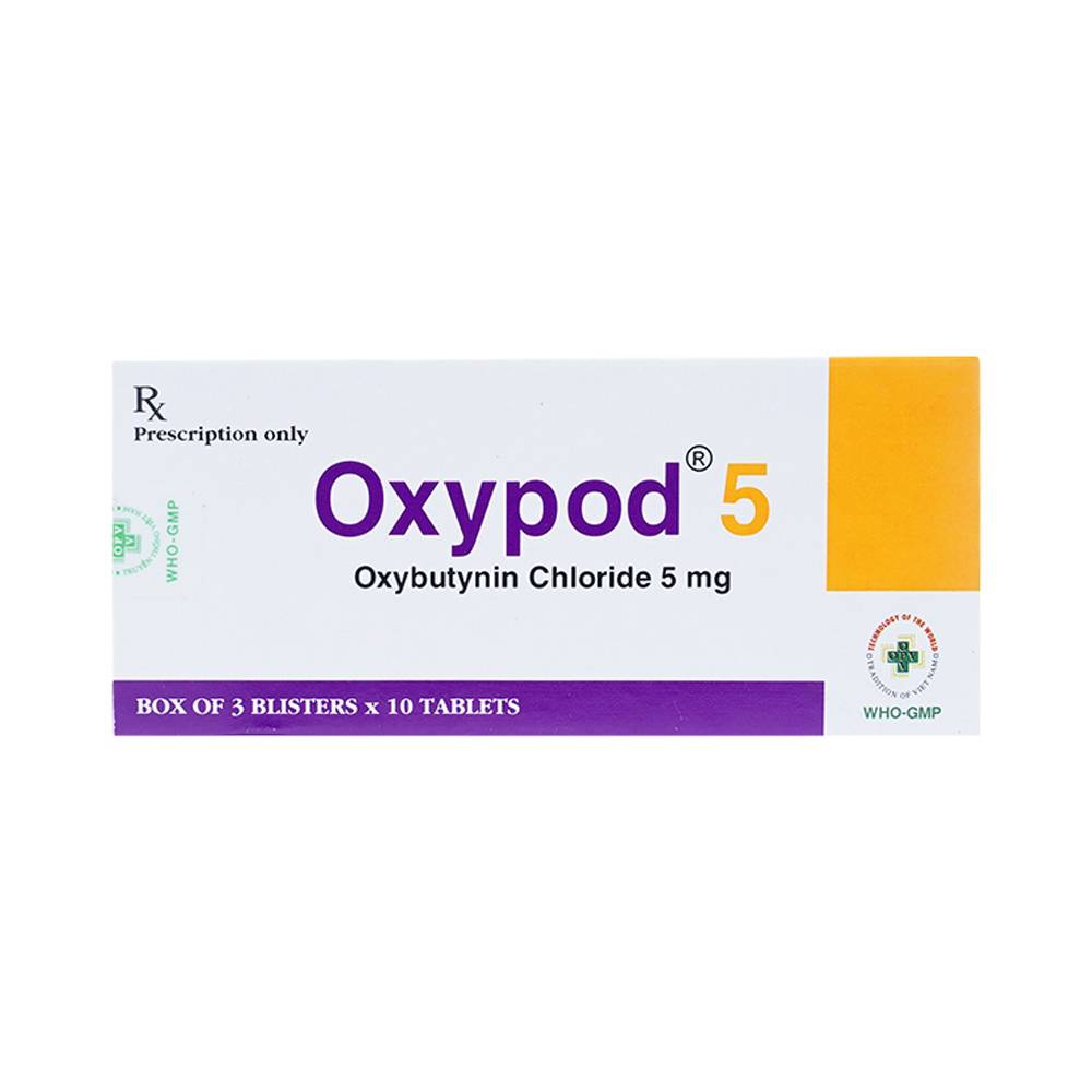 Oxypod 5 Oxybutynin 5mg OPV (H/30V) date 03/2025