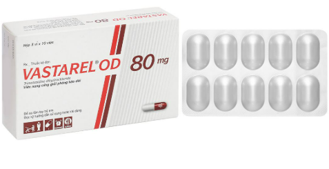 Vastarel OD Trimetazidine dihydrochloride 80mg Egis (H/30v)