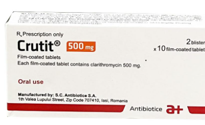 Crutit 500mg Antibiotice (H/20v) Date 04/2026