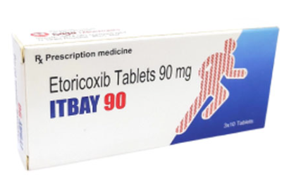 Itbay etoricoxib 90mg Ấn Độ (H/30v) date 12/2024