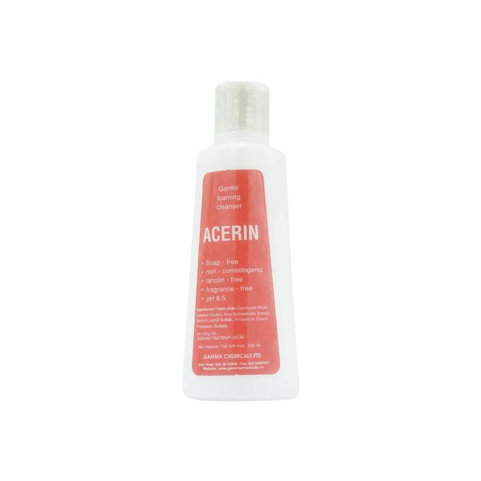 Acerin Gamma sữa rửa mặt chuyên dụng (Lọ/155ml)