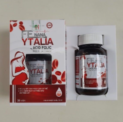 Fe NaNa Ytalia Acid Folic Hải Linh (Lọ/30v)