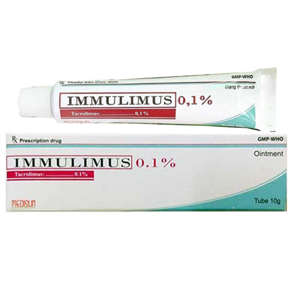 Immulimus Tacrolimus 0,1% Medisun (tuýp/10g)