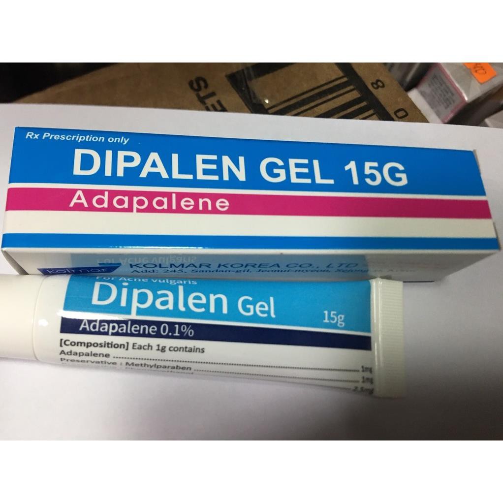 Dipalen gel Adapalen 1mg Hàn Quốc (Tuýp/15g)