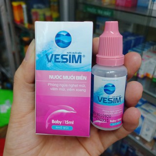 Vesim Dung Dịch Nhỏ Mũi Trẻ Em Thiên Thanh (Lọ/15ml)