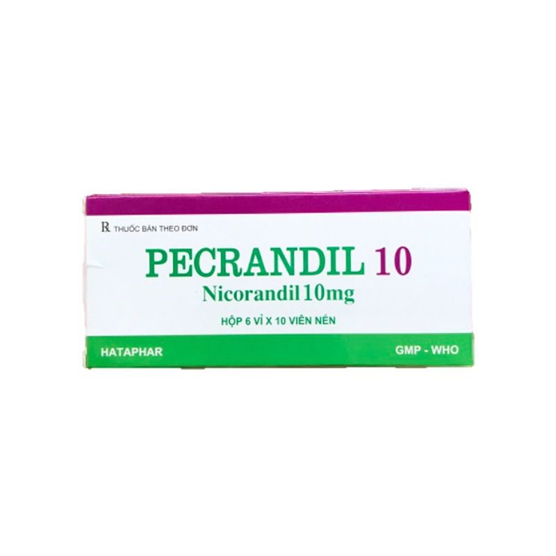 Pecrandil 10 Nicorandil 10mg Hà Tây (H/60v)