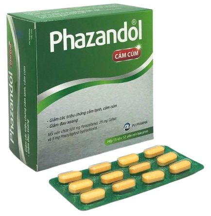 Phazandol cảm cúm PV pharma (H/180v)