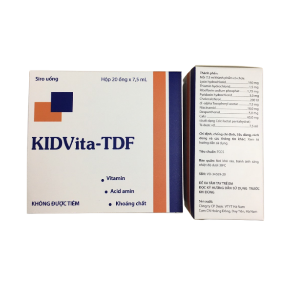 KIDVita TDF ống Hà Nam (H/20o/7.5ml) 