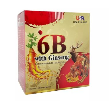 6B with Ginseng USA Pharma (H/100v)