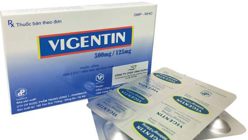 Vigentin 500mg/125mg Pharbaco (H/14v)