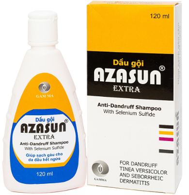 Azasun extra dầu gội Gamma (Chai/120ml)