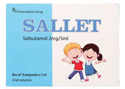 Sallet salbutamol 2mg/5ml (H/10o/5ml) Date 04/2026