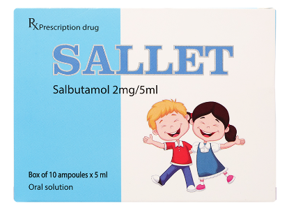 Sallet salbutamol 2mg/5ml (H/10o/5ml) Date 09/2025