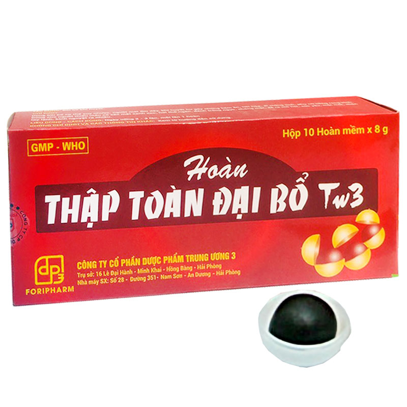 Thập Toàn Đại Bổ Viên Hoàn Mềm TW3 (H/10v)