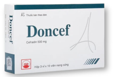 Doncef cefradin 500mg PMP (H/30v)