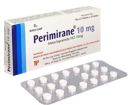 Perimirane Metoclopramide 10mg Thành Nam (H/40v) ( Primperan nội )