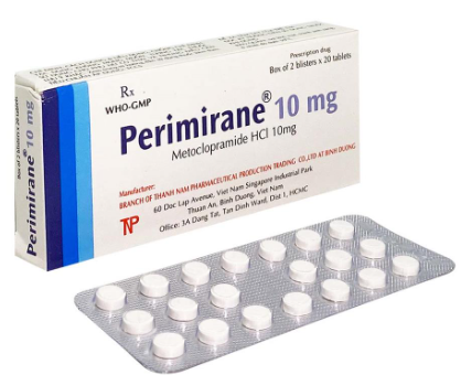 Perimirane Metoclopramide 10mg Thành Nam (H/40v) (Primperan nội)