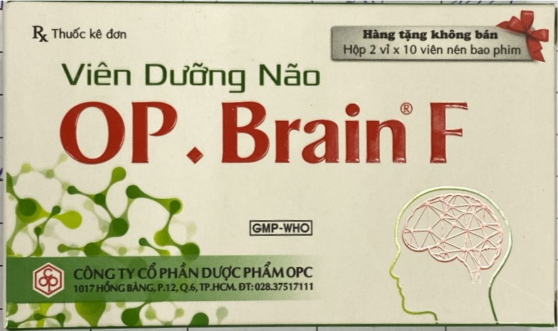Viên Dưỡng Não OP Brain F OPC (H/20v) date 06/2024